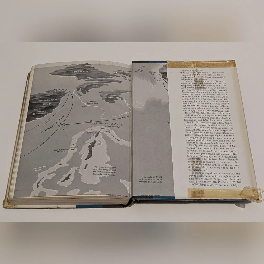 First Edition PT 109 - John F. Kennedy in World War II by Robert J. Donovan 1961 - Picture 5 of 9
